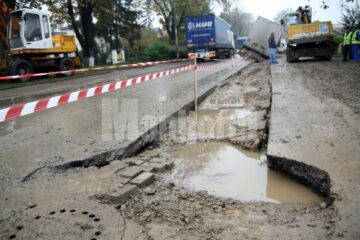 Zona a fost semnalizată abia după producerea accidentului