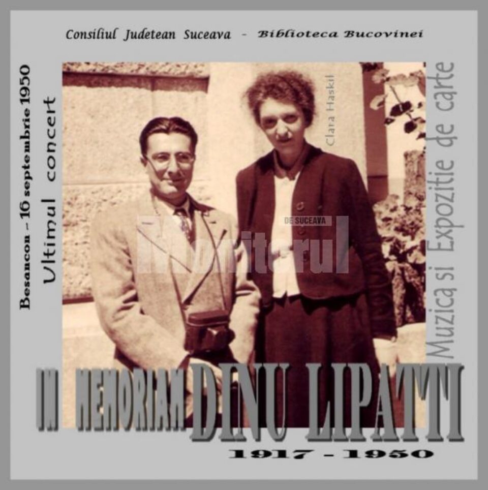 Expoziție de carte: „In memoriam Dinu Lipatti”