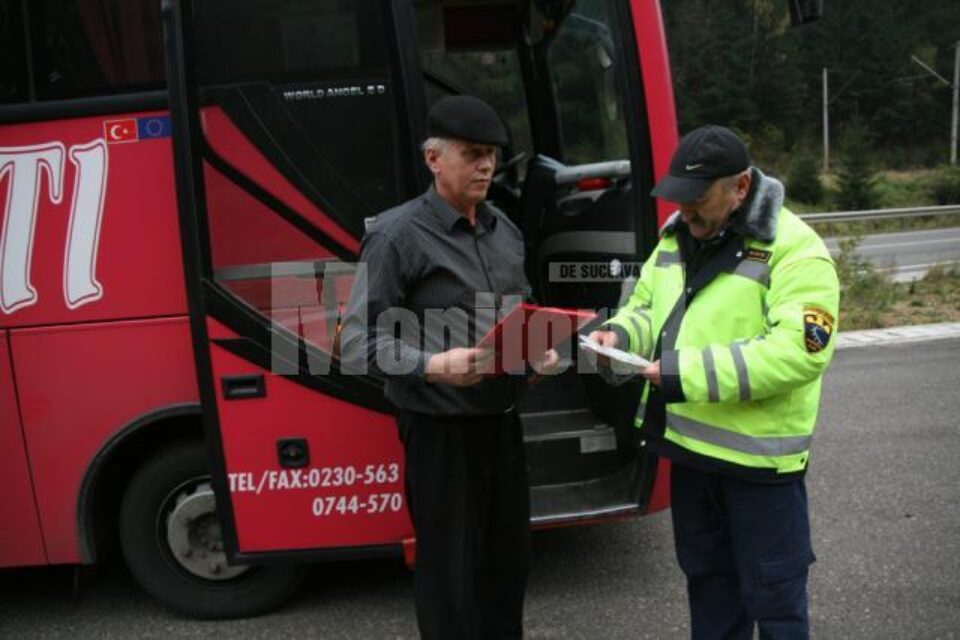 Rezultate control: Transportatori de persoane și de marfă au primit amenzi usturătoare pentru nereguli grave