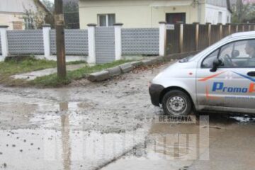 Strada Gheorghe Doja, plină de șanțuri