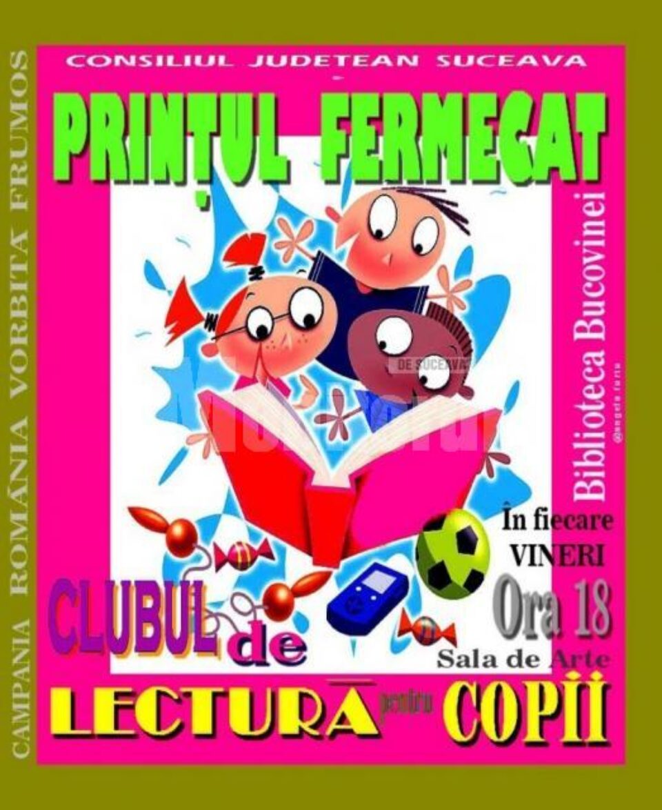 Clubul de lectură pentru copii: „Prințesă pentru o zi”, la Biblioteca Bucovinei Clubul de lectură pentru copii: „Prințesă pentru o zi”, la Biblioteca Bucovinei