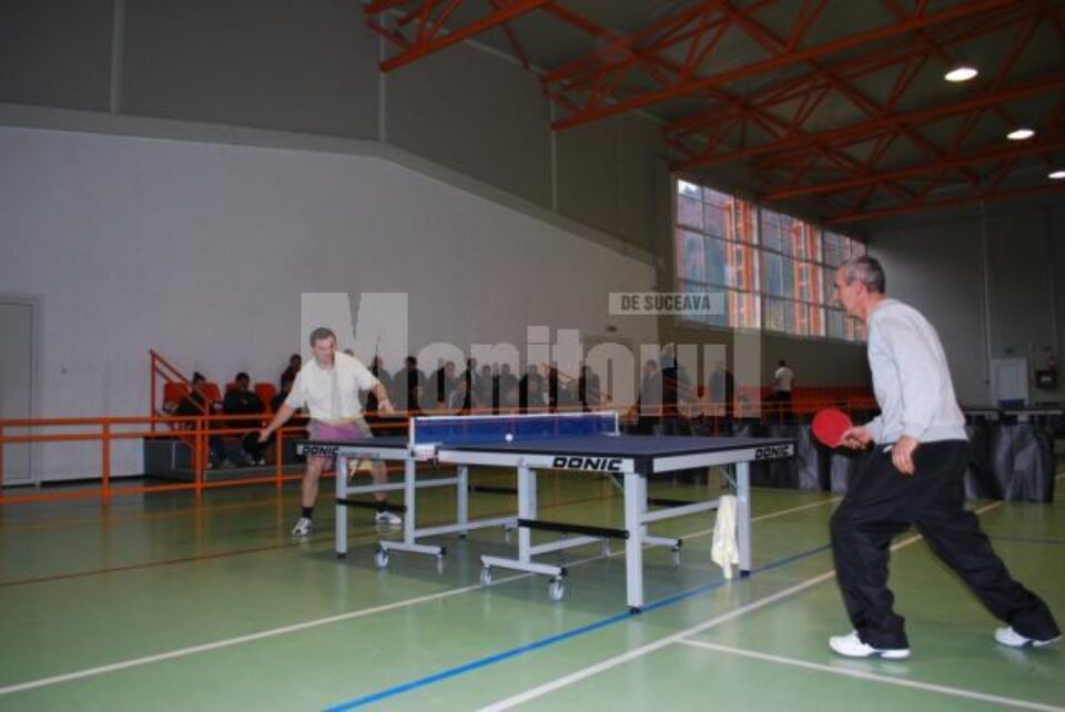 Activități sportive: Silvicultorii suceveni s-au înfruntat într-un campionat de tenis de masă