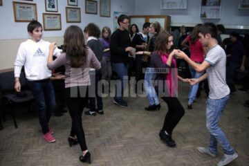 Repetiții pentru proba de dans