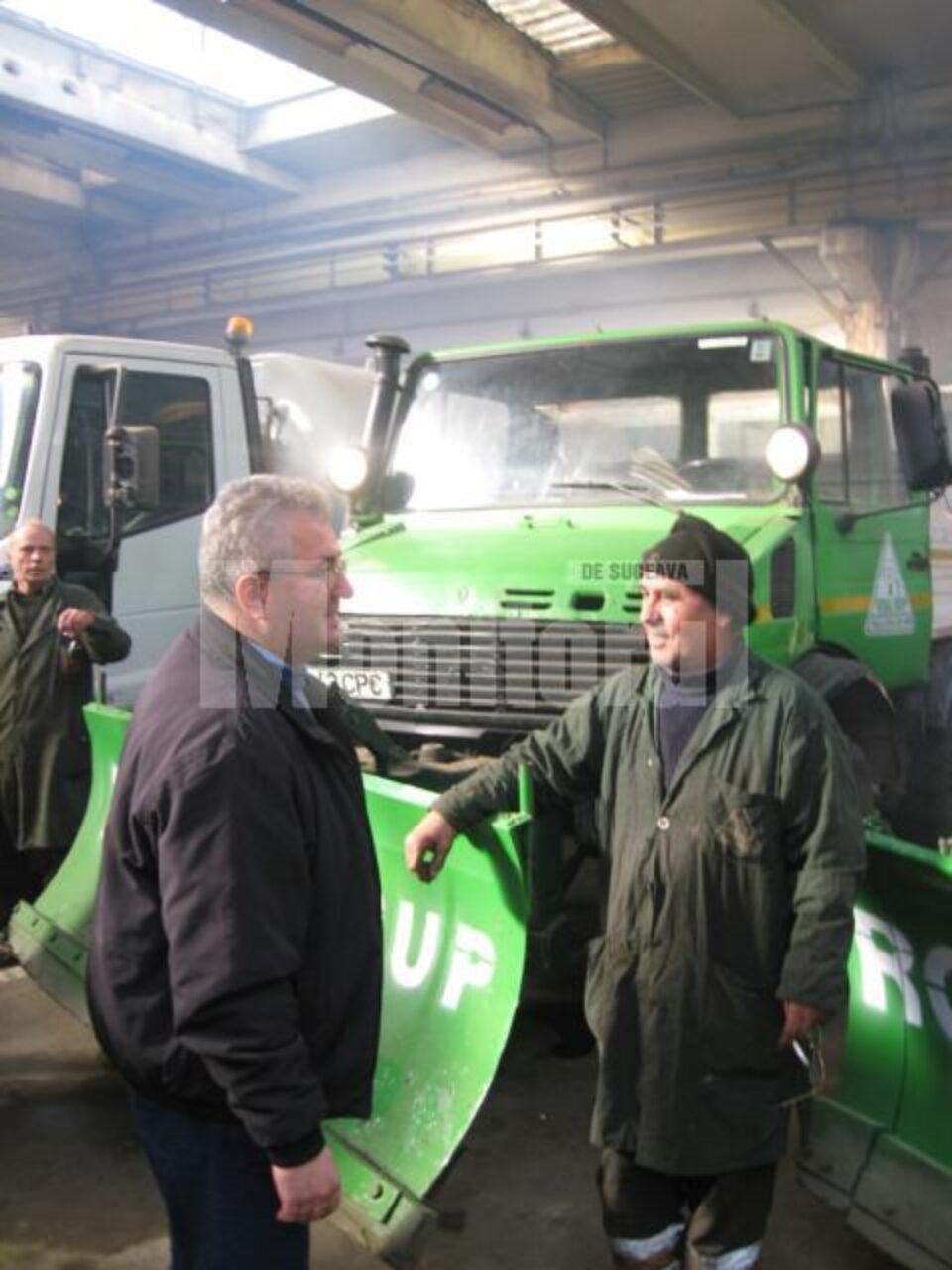 Primarul Sucevei, Ion Lungu, a verificat pregătirea Rosal pentru deszăpezirea străzilor