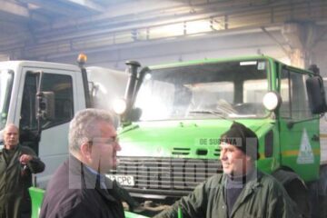 Primarul Sucevei, Ion Lungu, a verificat pregătirea Rosal pentru deszăpezirea străzilor