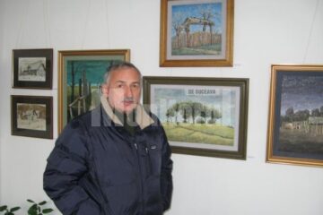 Grafică și pictură: Artistul plastic Gabrel Baban expune la Suceava
