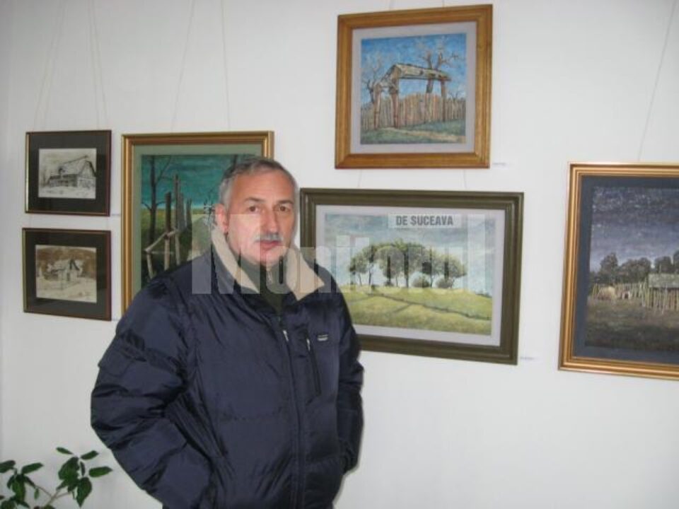 Grafică și pictură: Artistul plastic Gabrel Baban expune la Suceava