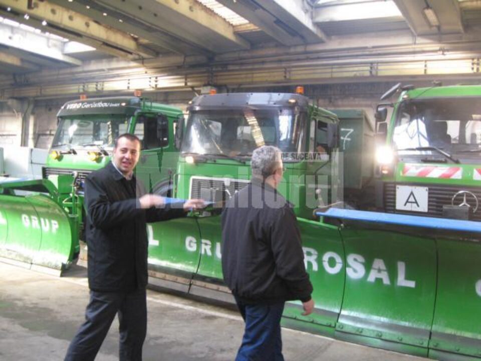 Primarul Ion Lungu si viceprimarul Lucian Harsovschi in inspectie la Rosal
