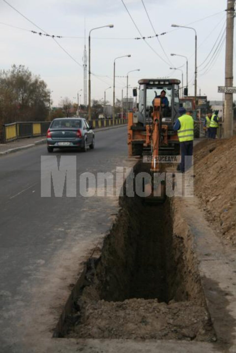 Atât apucaseră să sape muncitorii până ieri după-amiază