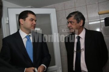 Atilla Cseke si secretarul de stat Cristian Irimie