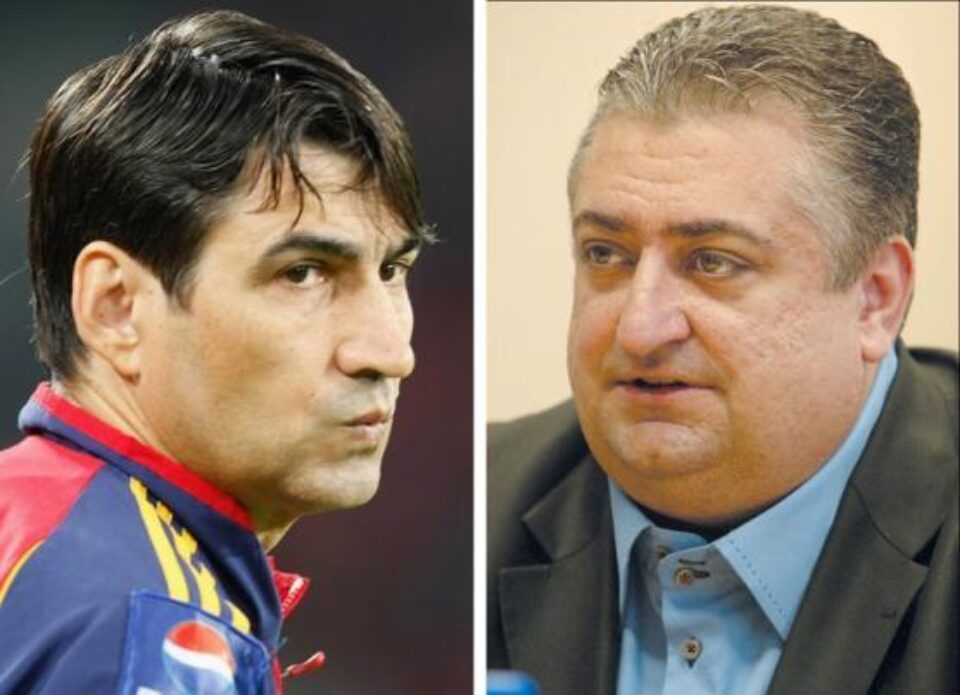 Pițurcă (stânga) și Marian Iancu (dreapta) au coborât limbajul până la cote de neimaginat
