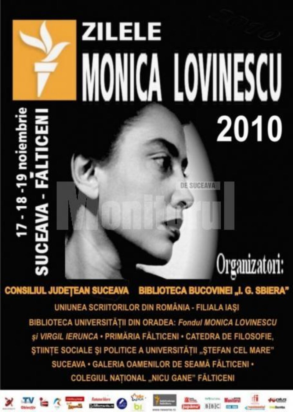 17 – 19 noiembrie: „Zilele Monica Lovinescu”, ediția a treia
