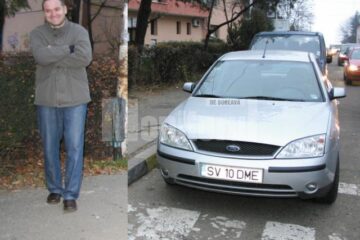 Mașina proprietate personală a lui Ovidiu Elisei, un Ford Mondeo, a fost oprită în stradă și sechestrată de un executor judecătoresc