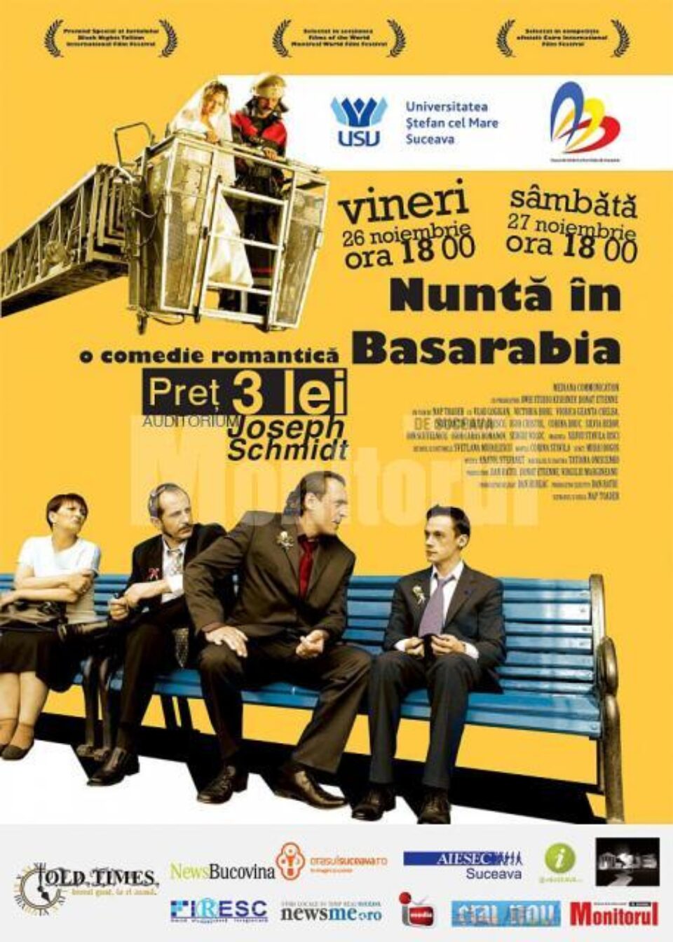 Eveniment: Filmul “Nuntă în Basarabia”, la Universitatea “Ștefan cel Mare”