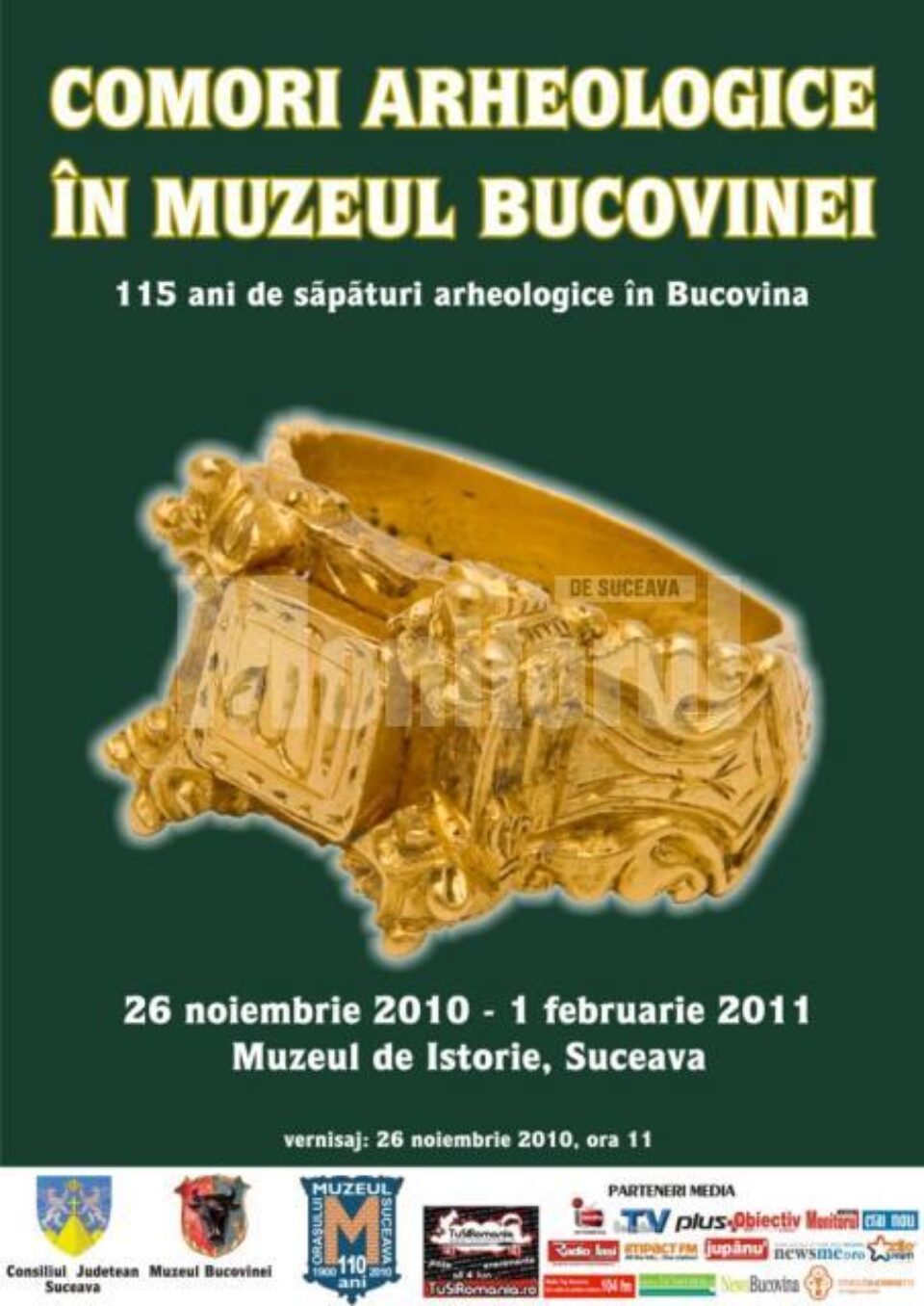 Expoziție: „Comori arheologice în Muzeul Bucovinei”