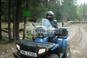 Doar patru ATV-uri, în dotarea jandarmilor din județ