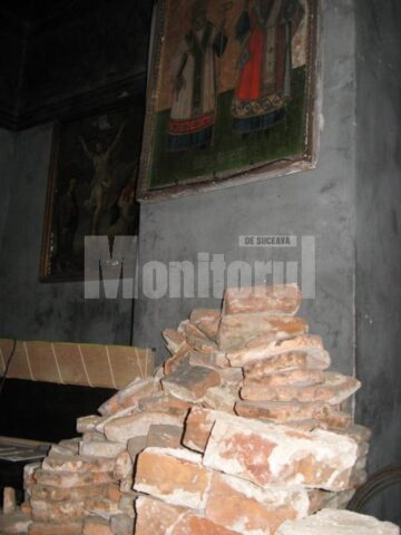 Cărămizi din pavimentul de secol XIX