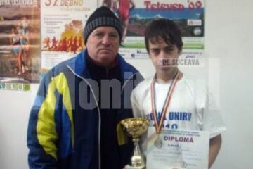 Constantin Nechita, alături de elevul său, Andrei Leancă