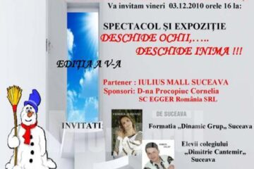 Spectacol și expoziție: „Deschide ochii, deschide inima!”, ediția a V- a, la Iulius Mall