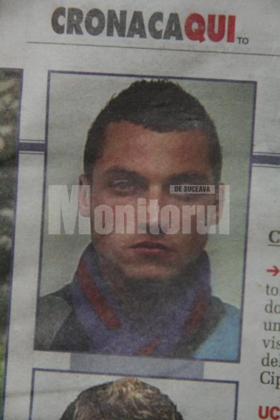 Ciprian Ipate (20 de ani), cel care l-ar fi înjunghiat pe sucevean