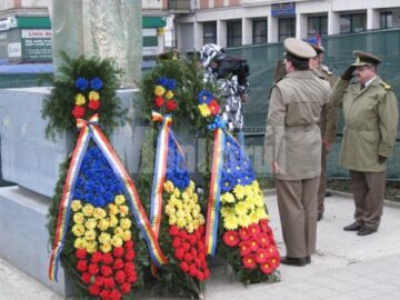 Ceremonie: Omagiu eroilor și aprecieri pentru intelighenția românească, de Ziua Națională