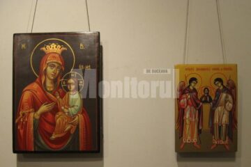 Icoane ortodoxe pictate pe lemn de părintele Emilian Gavrilean