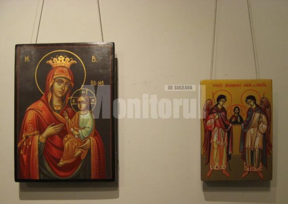 Icoane ortodoxe pictate pe lemn de părintele Emilian Gavrilean