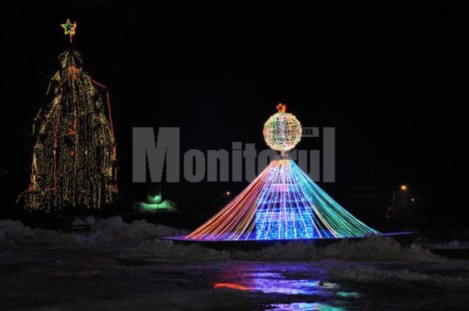 Fălticeniul, împodobit de sărbători