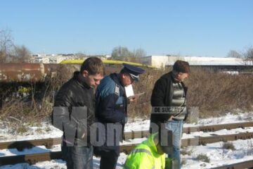 La fața locului a venit și un echipaj de poliție din cadrul Serviciului Criminalistic