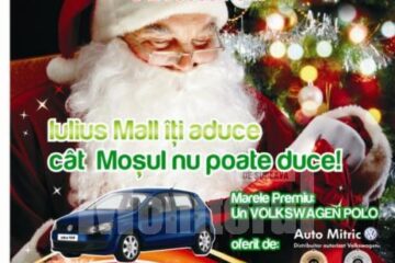 Până la Crăciun: Sute de premii oferite zilnic clienților Iulius Mall Suceava