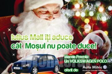 Până la Crăciun: Sute de premii oferite zilnic clienților Iulius Mall Suceava