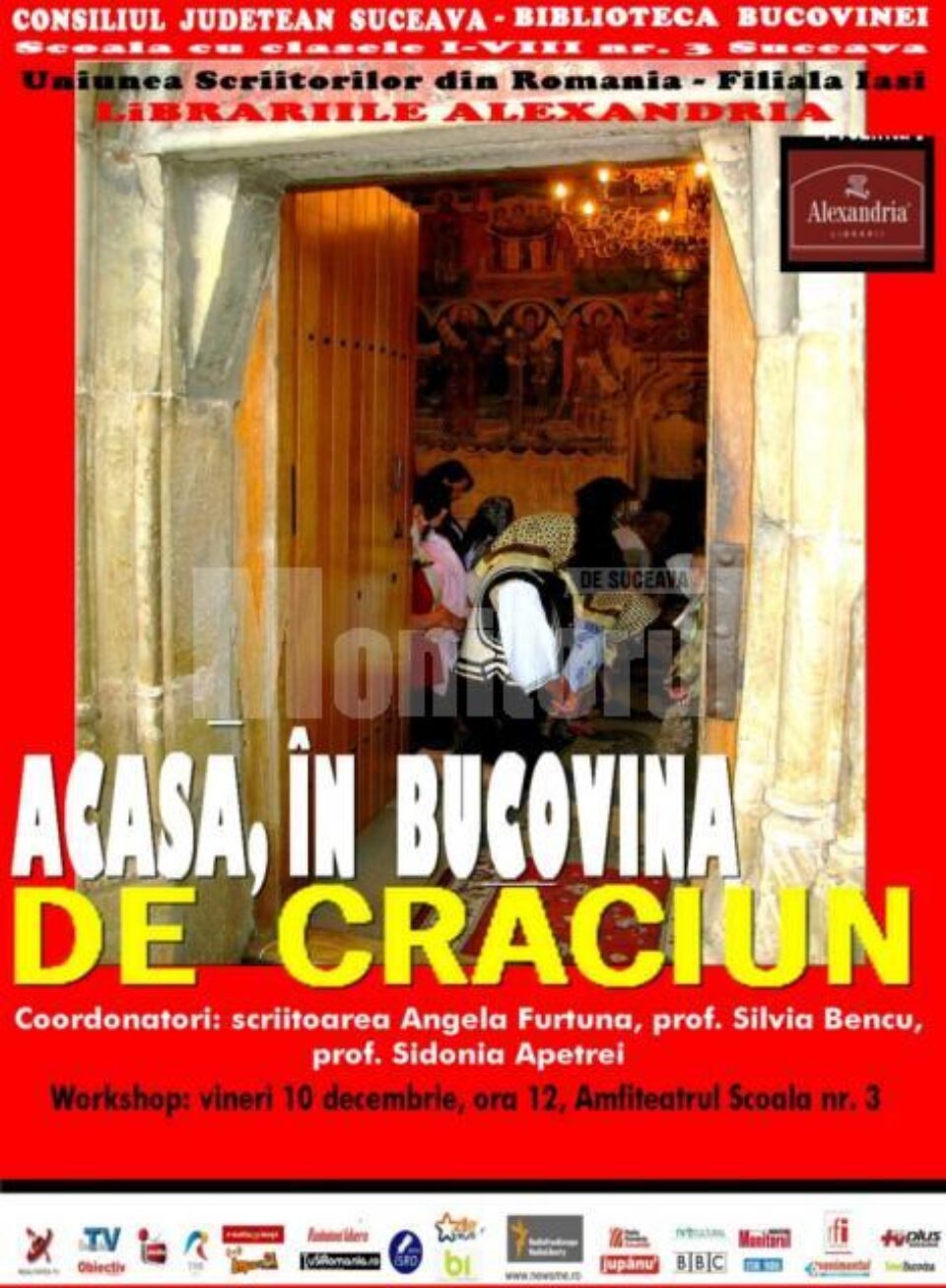 Workshop: „Acasă, în Bucovina, de Crăciun”