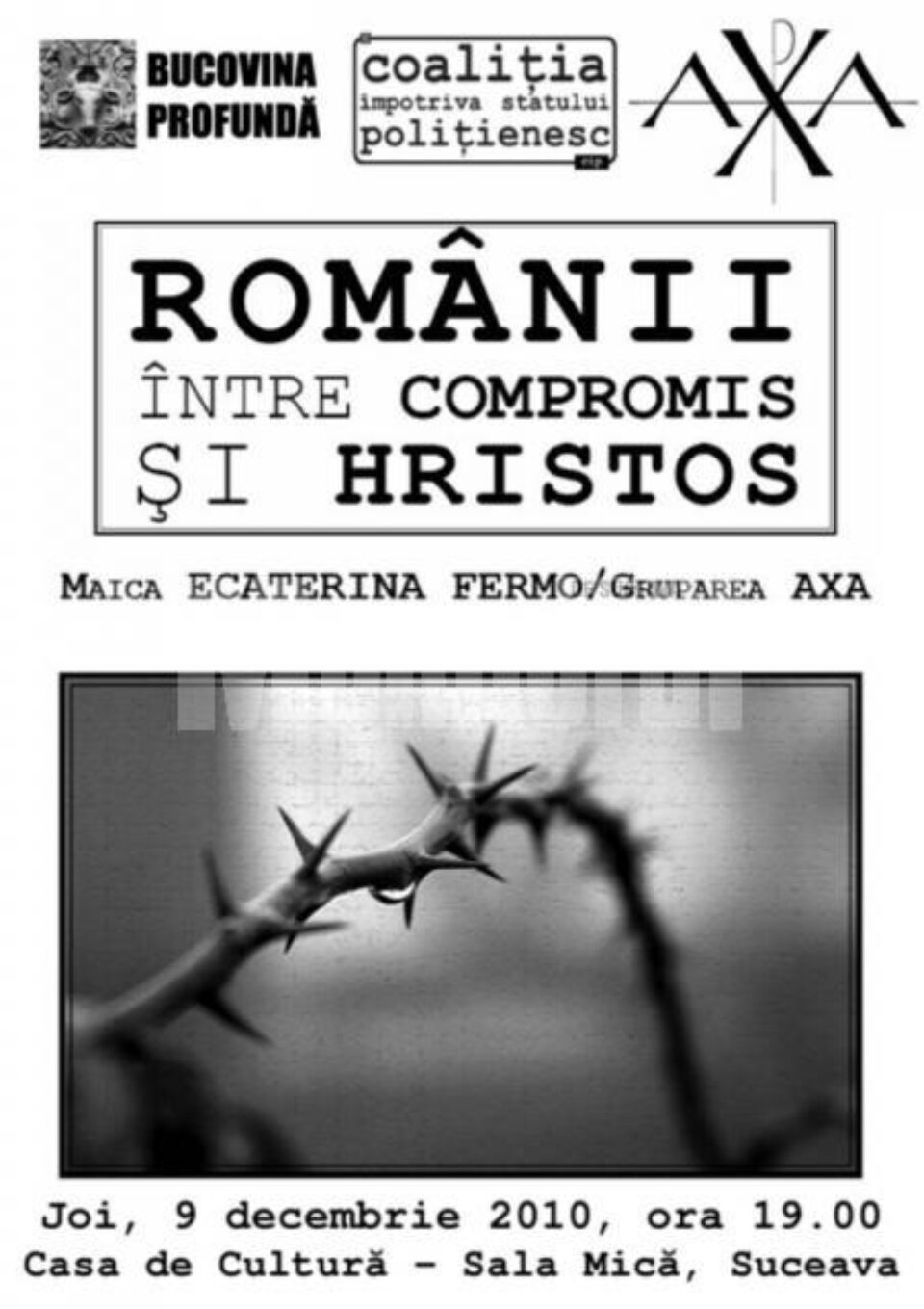 Conferință: „Românii între compromis și Hristos”