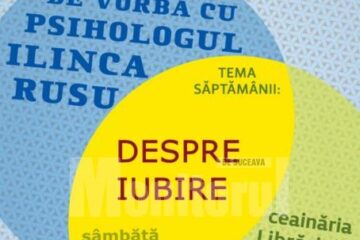 La Ceainăria Cărturești: De vorbă cu psihologul Ilinca Rusu