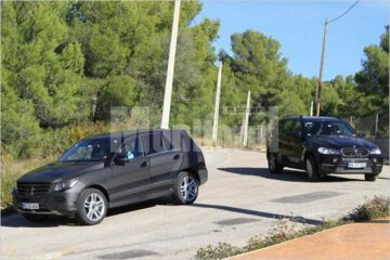 Mercedes ML 2011 Prototype & BMW X5