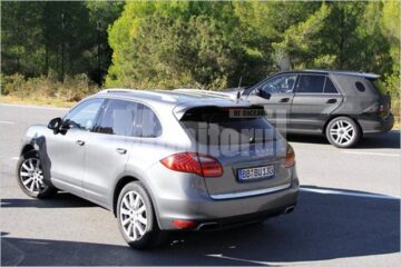 Mercedes ML 2011 Prototype & Porsche Cayenne