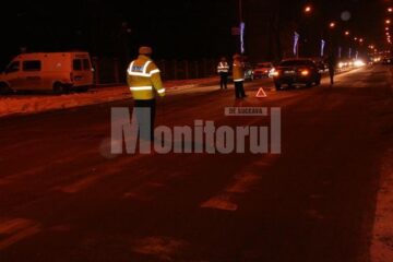 Accidentul s-a petrecut aseară, pe trecerea de pietoni din fața IPJ Suceava
