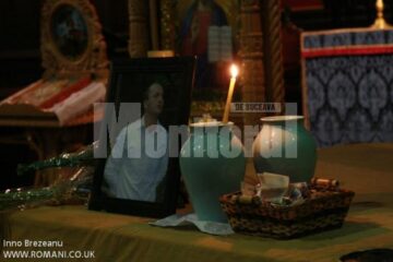 La Biserica Românească Holborn, din centrul Londrei, un adio trist în memoria lui Bogdan Gabriel Pădureț