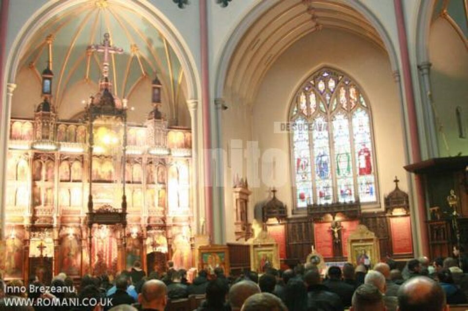 La Biserica Românească Holborn, din centrul Londrei, un adio trist în memoria lui Bogdan Gabriel Pădureț