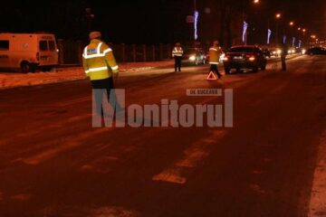 Accidentul petrecut duminică seară pe trecerea de pietoni din fața Inspectoratului de Poliție Județean Suceava