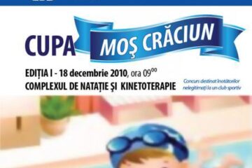 Competiție: Prima ediție a Cupei Moș Crăciun la înot, la Universitatea „Ștefan cel Mare”