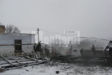 Imensul dezastru rămas în urma incendiului