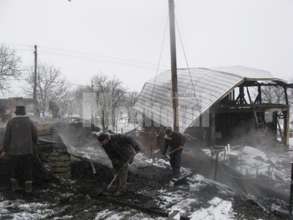 Imensul dezastru rămas în urma incendiului