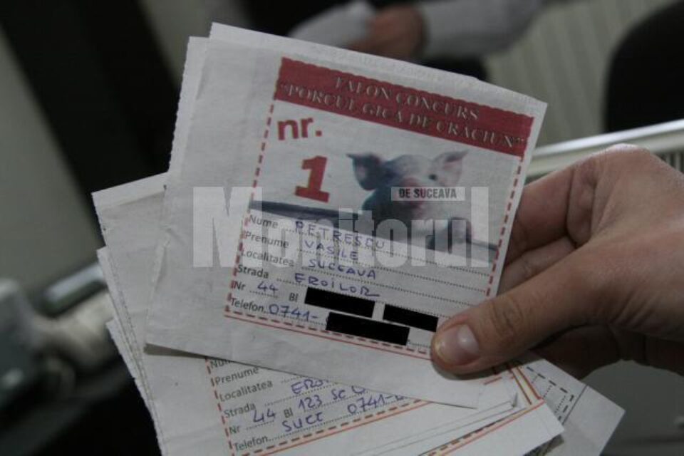 Vasile Petrescu a câștigat Porcul Gică de Crăciun