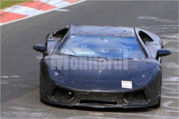 Lamborghini Aventador Prototype Test