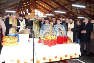 Slujba de sfințire, oficiată de preoți din toate parohiile din Fălticeni