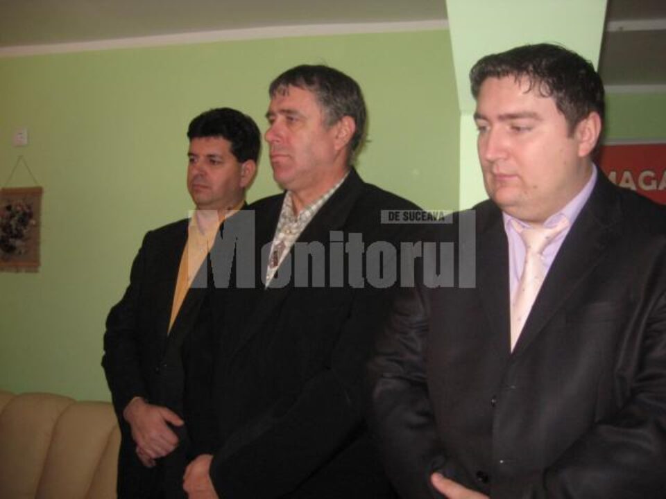 Vasile Domsa, Nelu Todireanu și Marius Boghian, echipa care a inițiat și implementat proiectul de la Mitocu Dragomirnei