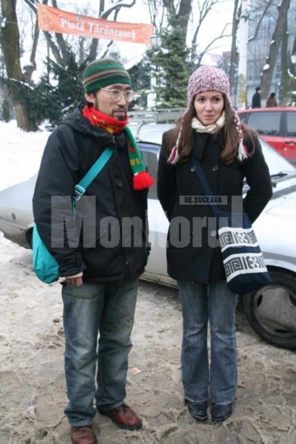 Ushi Yama Susumu și gazda sa din Suceava, Lavinia Armașu