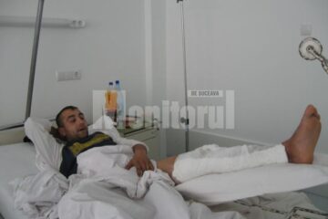 Tiberiu Feraru, tânărul împușcat în picior de un polițist