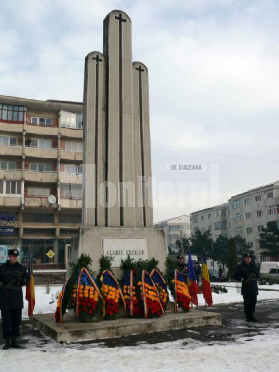 22 Decembrie: Eroii martiri ai Revoluției din 1989, comemorați la Fălticeni și Cornu Luncii